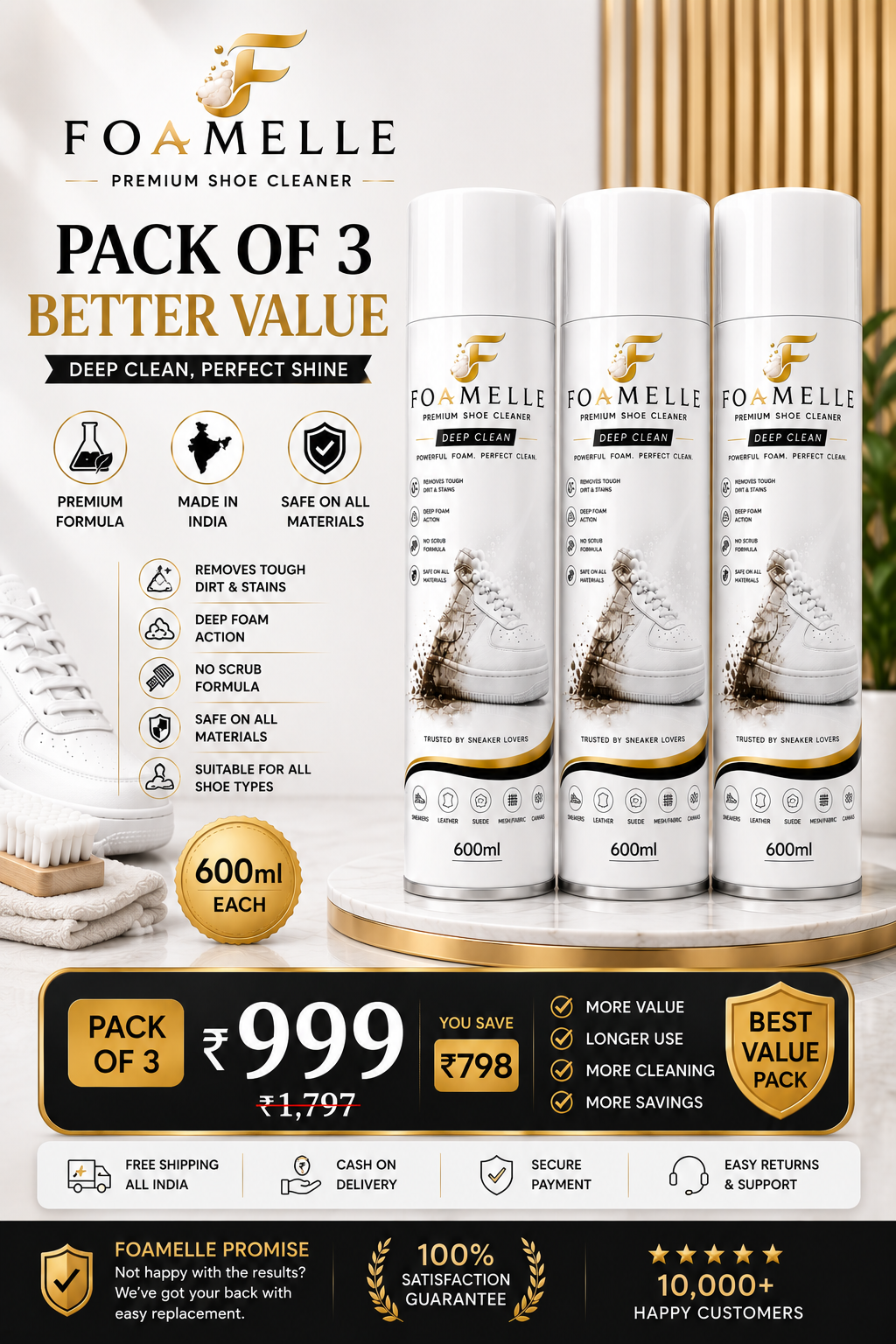 Foamale Deep Clean Shoe Foam