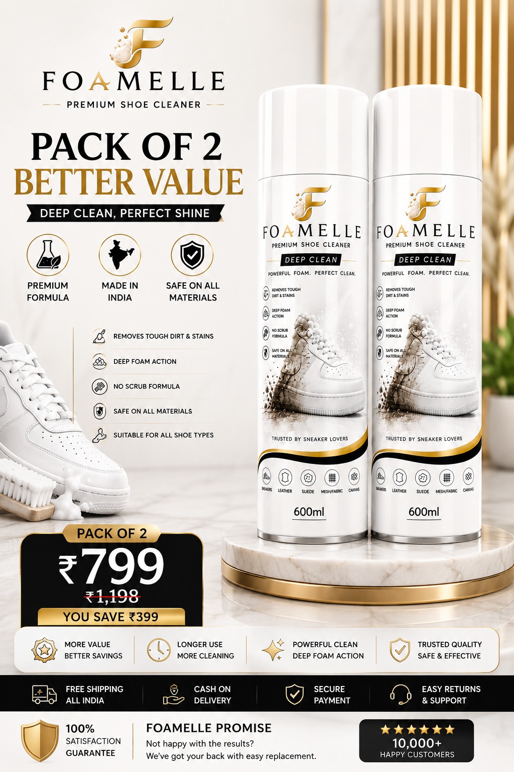 Foamale Deep Clean Shoe Foam