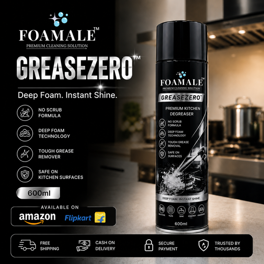 Kitchen Cleaner India's #Best FOAMALE™  PURO-FOAM GREASE-ZERO