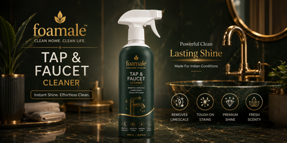 Bathroom Cleaner (Tap & Faucet) |Ultimate Metal & Faucet Shine Limescale Remover (500ml)