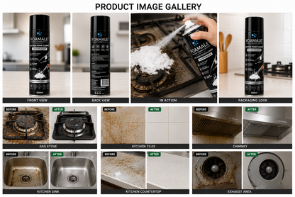 Kitchen Cleaner India's #Best FOAMALE™  PURO-FOAM GREASE-ZERO