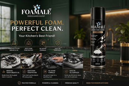 Kitchen Cleaner India's #Best FOAMALE™  PURO-FOAM GREASE-ZERO