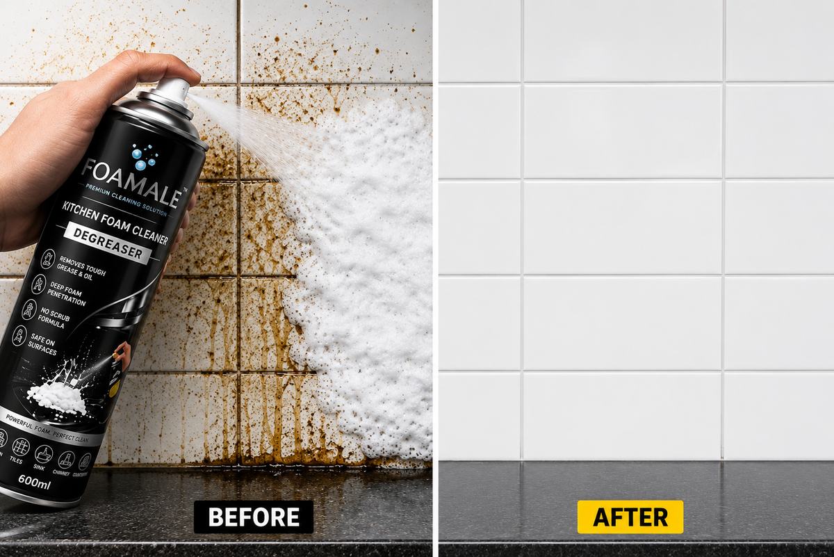 Kitchen Cleaner India's #Best FOAMALE™  PURO-FOAM GREASE-ZERO