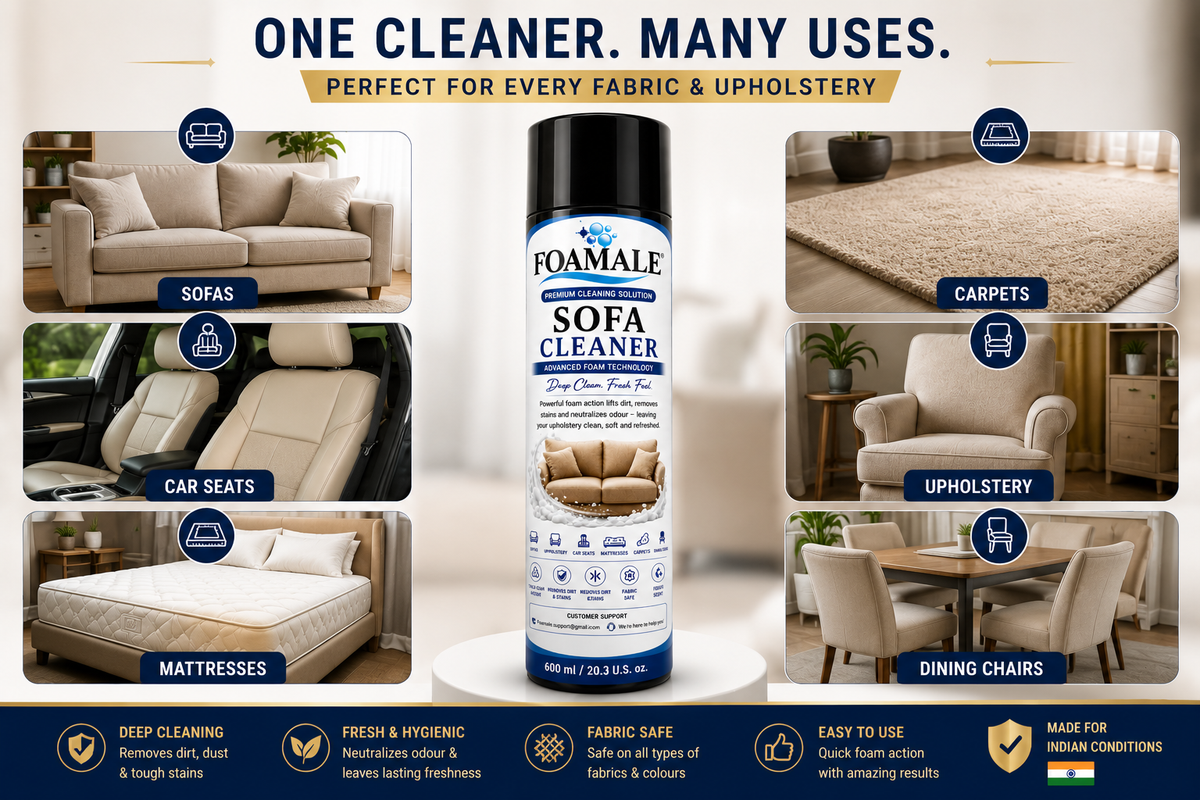 Premium Sofa & Upholstery Foamale Cleaner