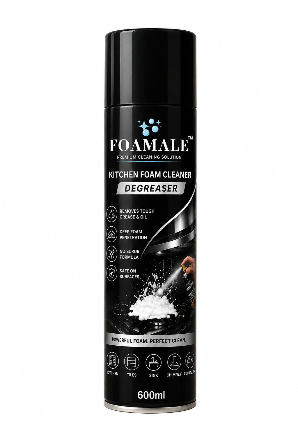 Kitchen Cleaner India's #Best FOAMALE™  PURO-FOAM GREASE-ZERO
